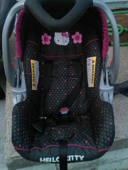 Hello kitty baby car seat