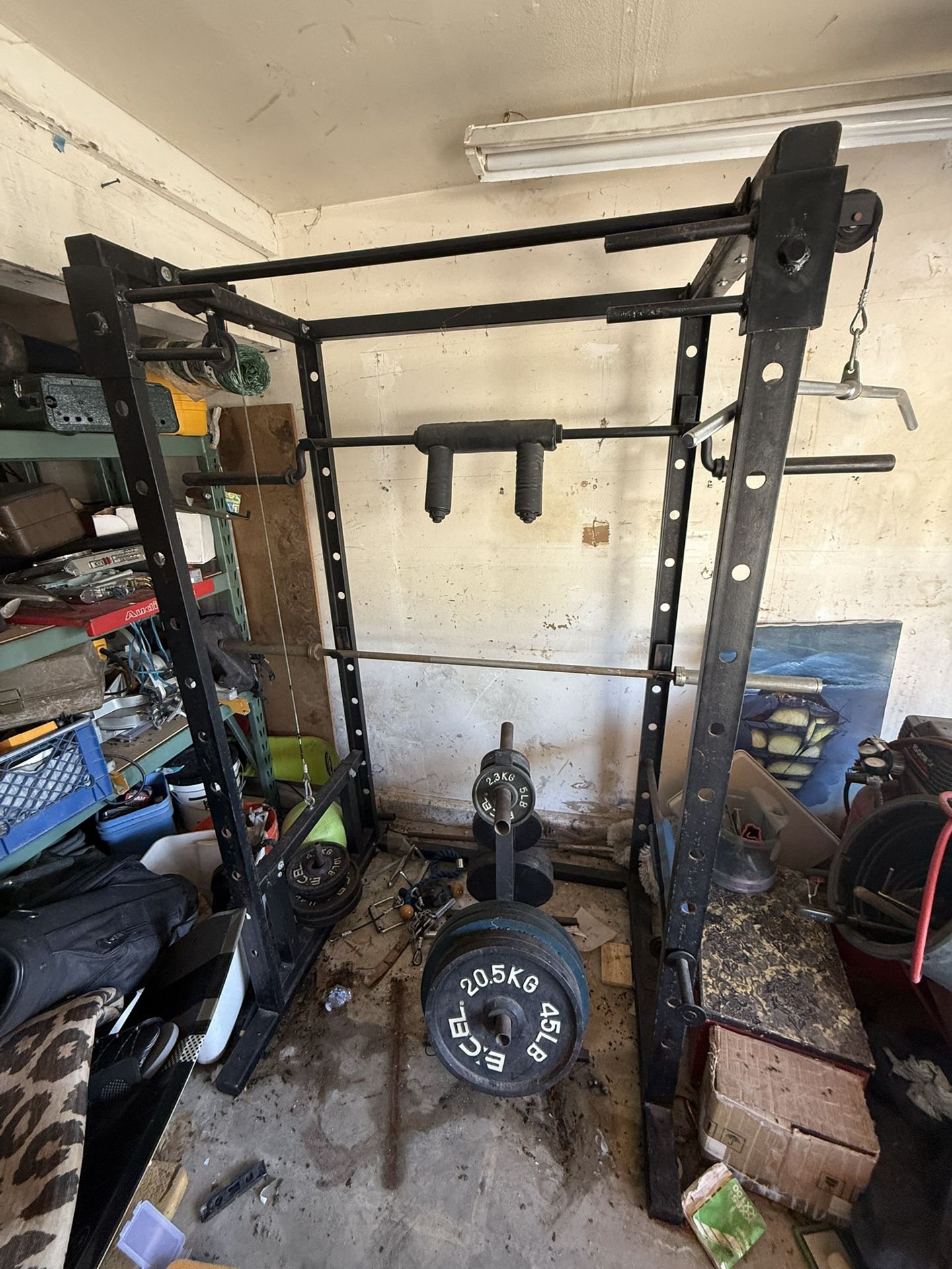 Bench Press Rack Cage