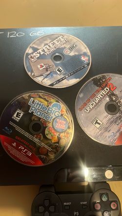 PS3 slim 160 gig for 30001 w  games and control