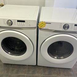 Samsung Front Load Washer And Electric dryer Set 