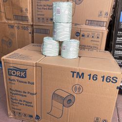 Tork White Bath Tissue (96 Rolls a Box) ($45Each Box Ablo Español)