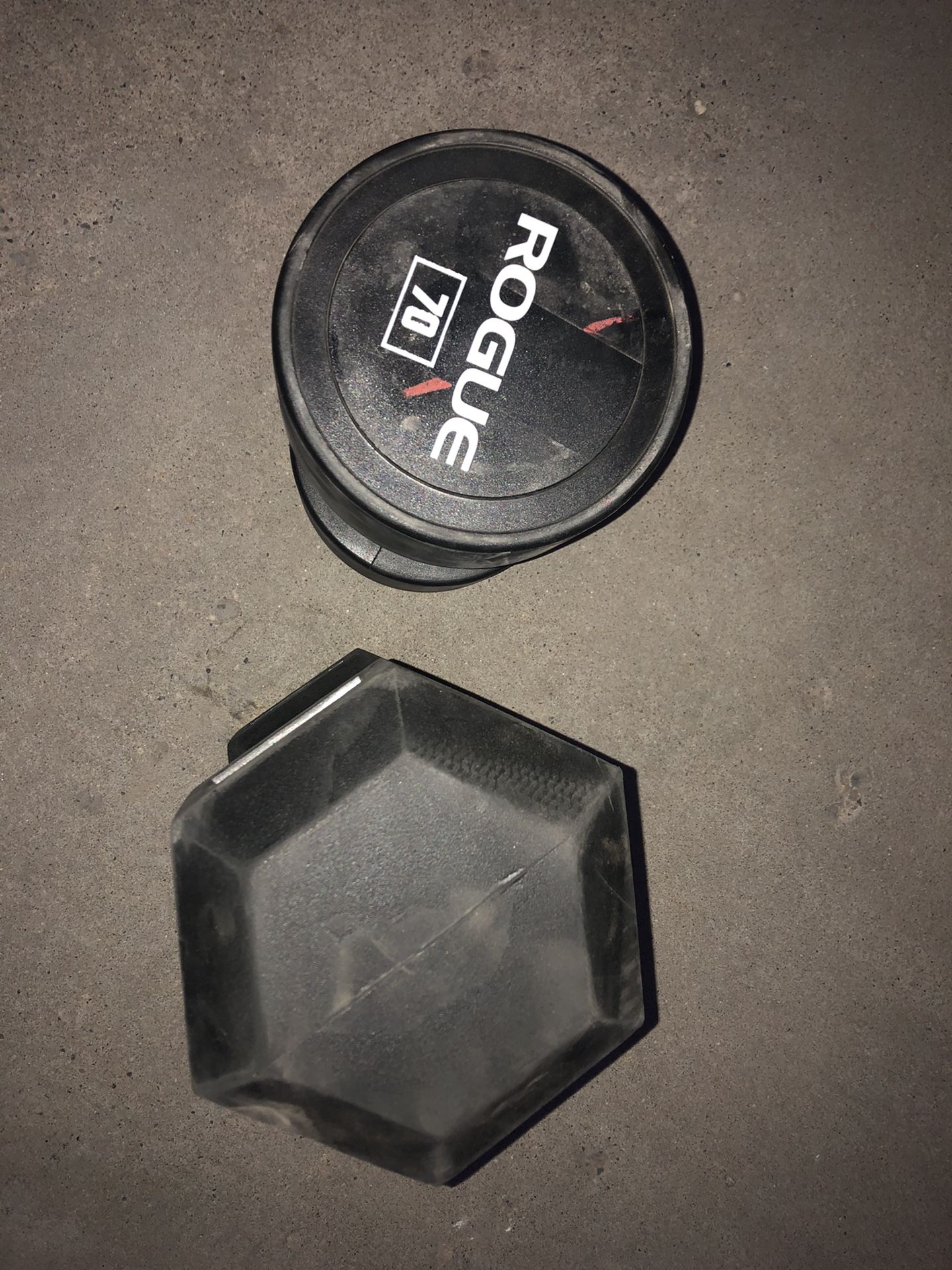 Rogue Fitness 70 Pound Dumbbells