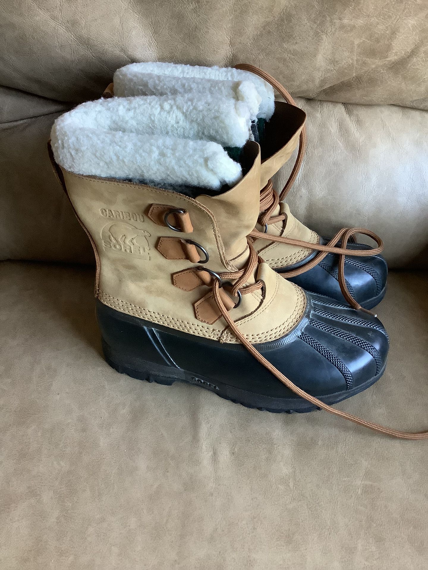 Sorel Caribou Adult Water Proof Snow Boots Us Size7 Eur 30