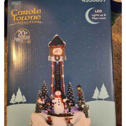 2022 Christmas Village Carole Towne Water Tower