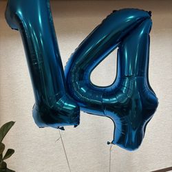 Free Balloons Numbers 14