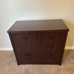 Lateral Filing Cabinet with extra storage drawers 