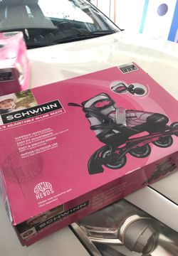 Schwin girls adjustable in-line skates Fits size 1 2 3 4