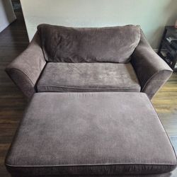 3 Seat & Oversized Love Seat Couch with Ottoman
