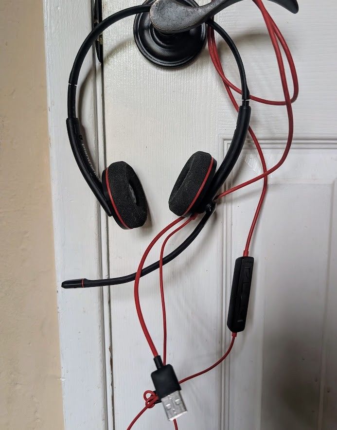 USB headset head set with mic for videoconferencing
