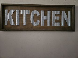 Kitchen Display Sign