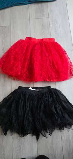 Tulle lace skirts Kids large, womens XS