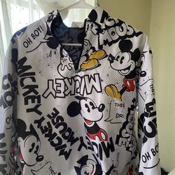 Mickey Mouse Half Zip Windbreaker 