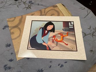 The Disney Store Mulan 1999 Lithograph Collection 