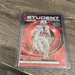 Will Howard Red shock #/49 rated prospect