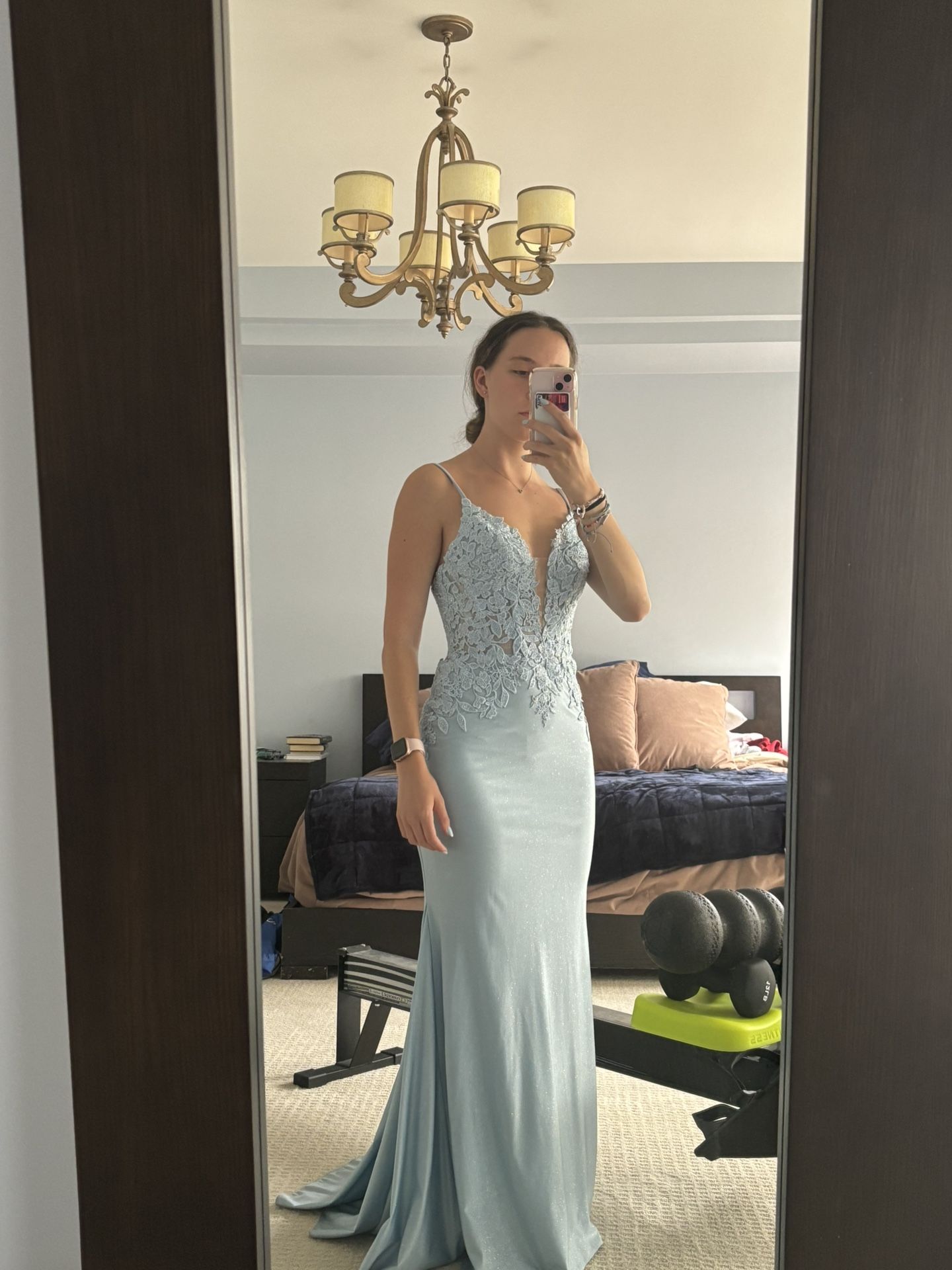 Light Blue Prom Dress From Gipper Prom (originally $450)
