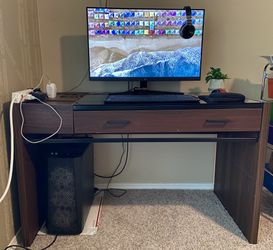 Office Desk With Glass Top