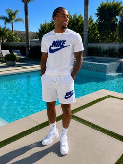 Men’s Nike Fuzzy Letter Short Set