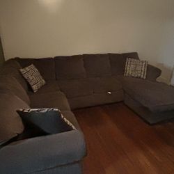 Brown couch
