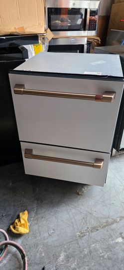 2026 CAFE MATTE WHITE DISHWASHER DOUBLE DRAWER LITTLE USED