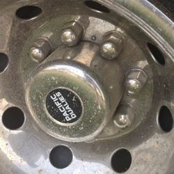 Set Ford Dully Rims With New Tires 