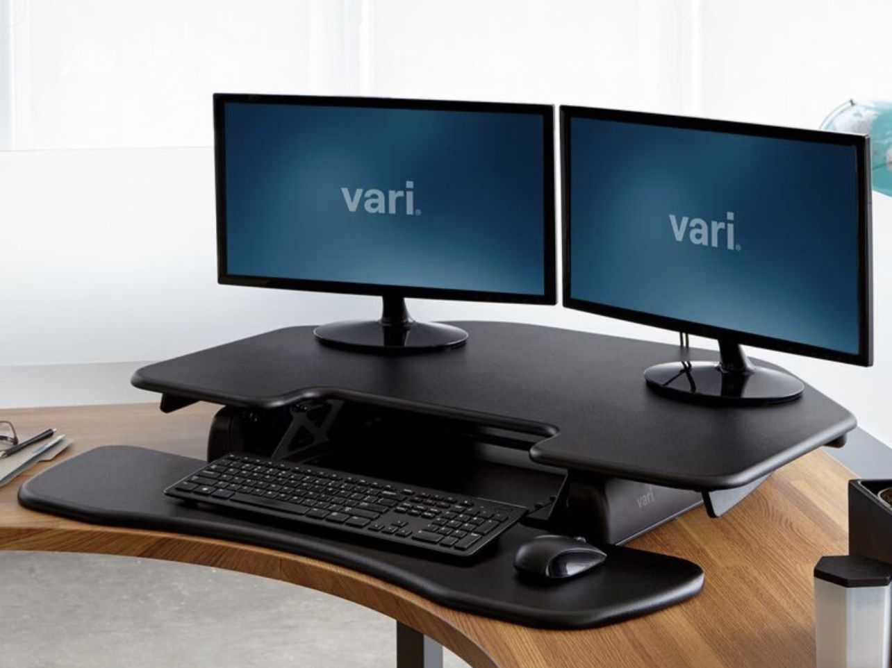 VariDesk® Cube Corner® 36- Adjustable Desk