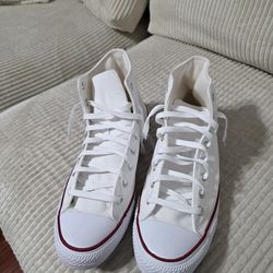 Converse white men size 13 women size 15