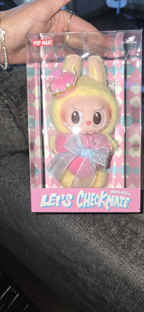 pop mart labubu the monsters let's checkmate series vinyl plush doll