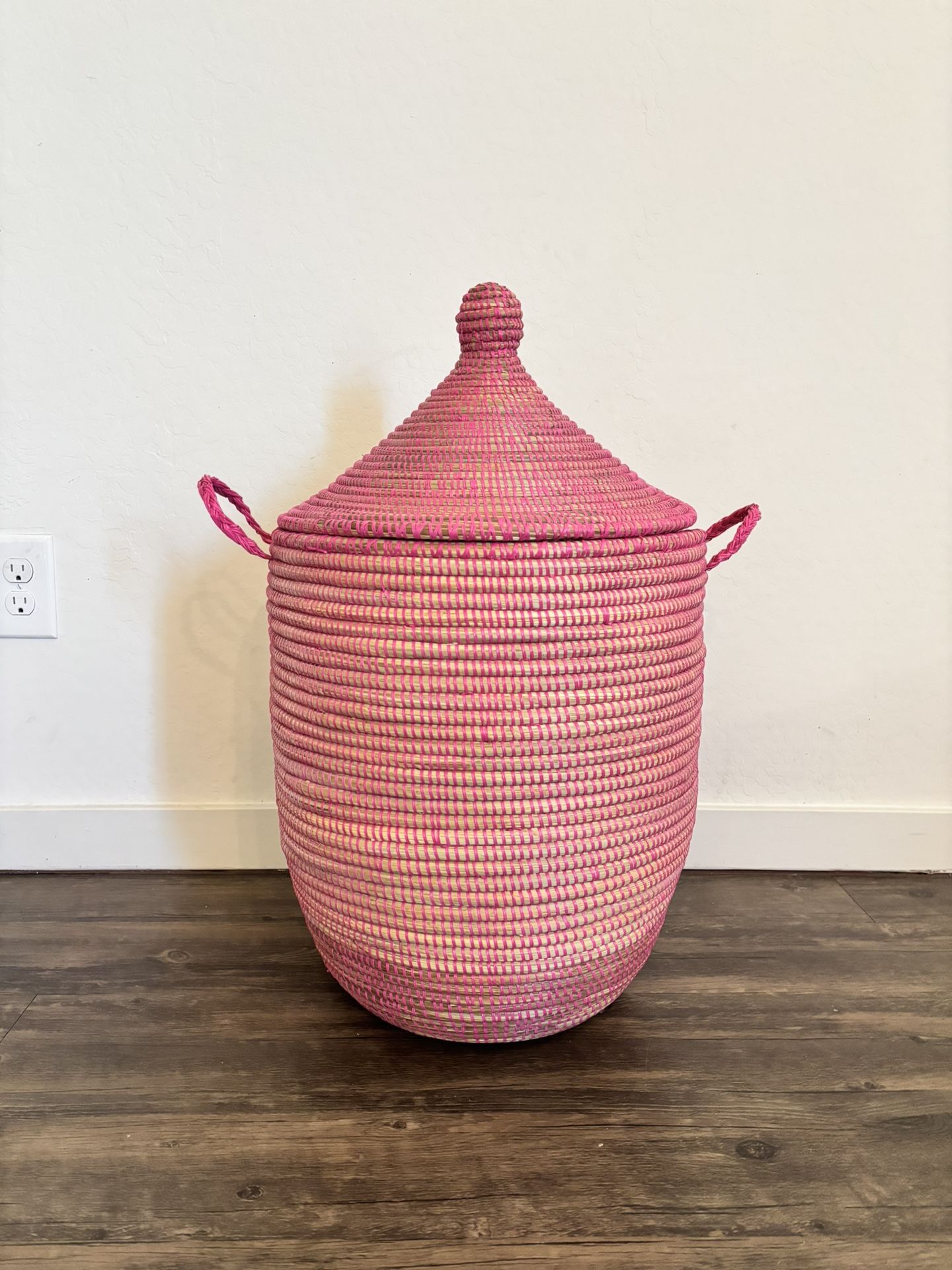 Hand Woven Decor/ Laundry Basket
