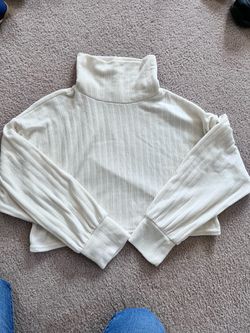Altar’d State Cropped textured turtleneck