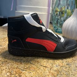 Puma Hi Brand New Original Shoe Bk/ref No Box Zize 8.5 Men 