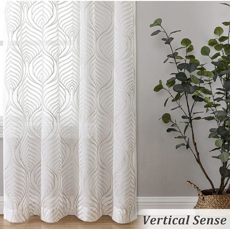 New Sheer And Embroidered Curtains