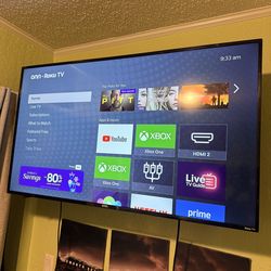 ONN 50" Class 4K UHD Roku Smart TV