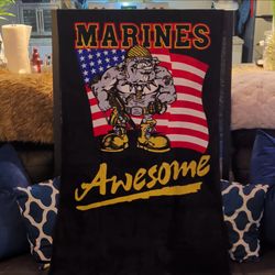 Collectible US Marine Corps Beach Towel, Brand New