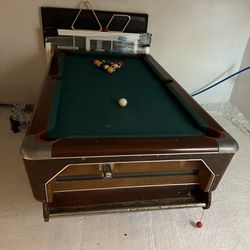Billiard Table with Ball Return