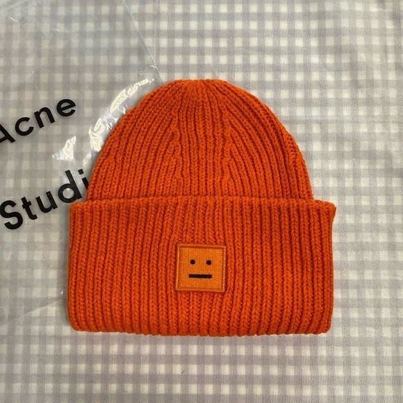 Acne Studio Red Hat Beanie