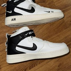Nike Air Force 1 Mid '07 LV8 'White Black'
