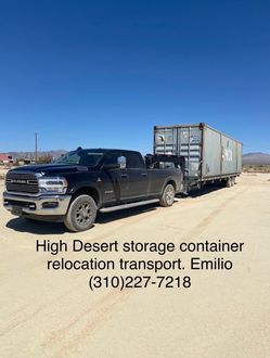 Storage Shipping Container Relocation