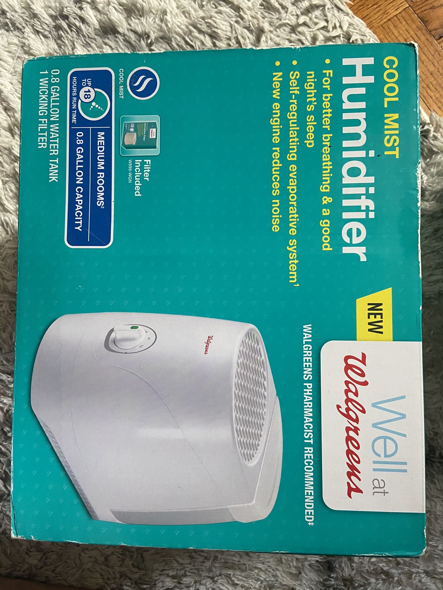 Cool Mist Humidifier - New with filter