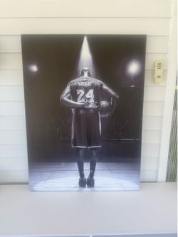 Kobe Bryant Black and White Poster Board
