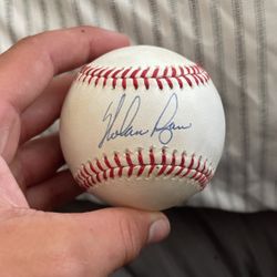 nolan ryan signed baseball