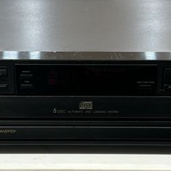 SONY 5 DISC COMPACT DISC PLAYER CD CHANGER CDP-C315