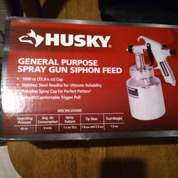 New Husky General Purpose Spray Gun