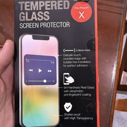 Iphon X  screen protectors And iphone 8 Silicon soft Cases