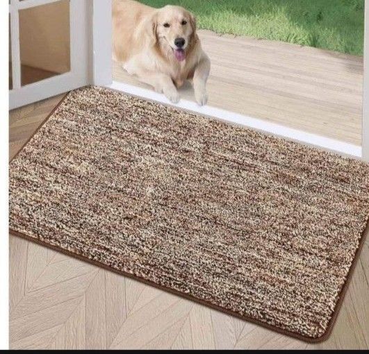 Indoor Doormat, Front Door Mat 20"x32" Absorbent Rubber Backing Non Slip Door Mats, Washable