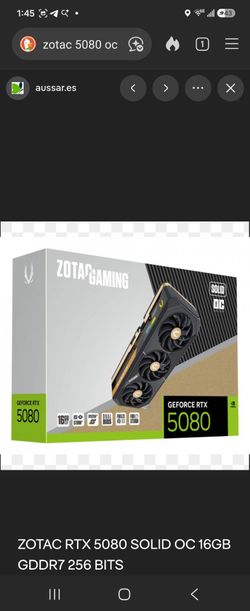 Zotac 5080  OC