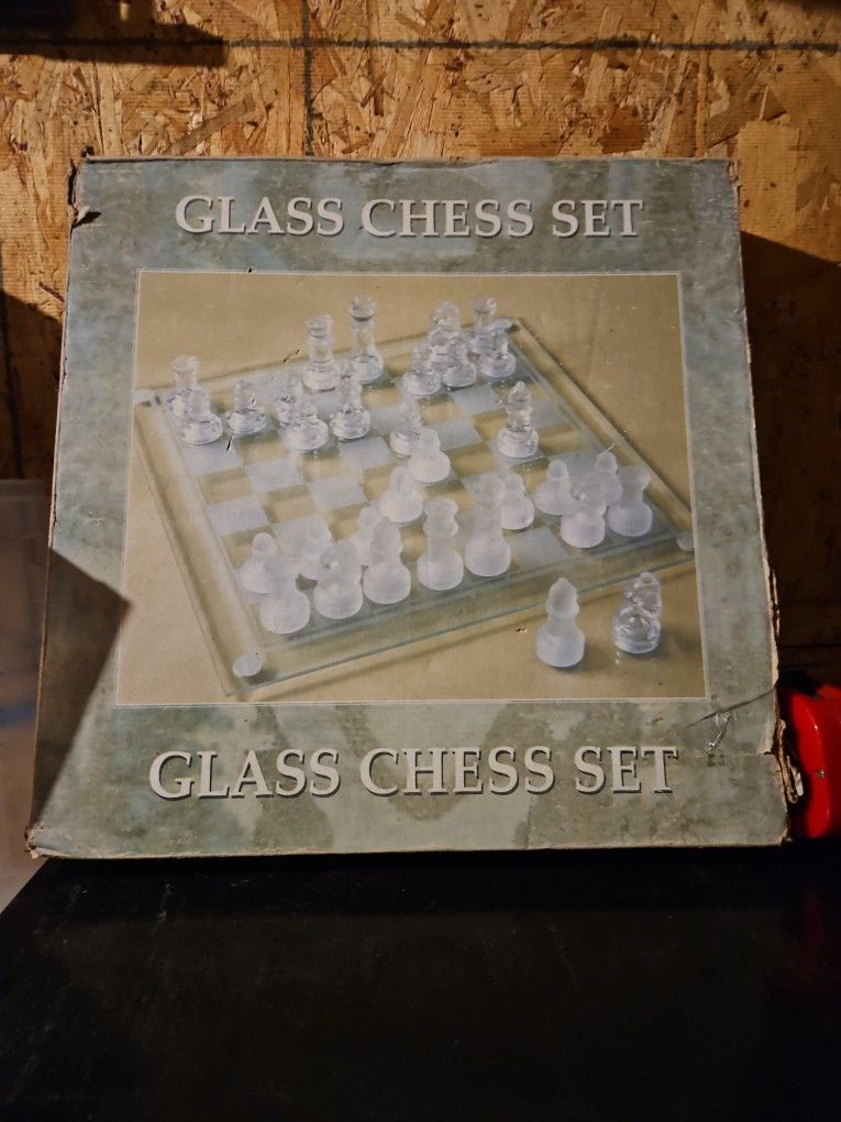 Glass Chess Set