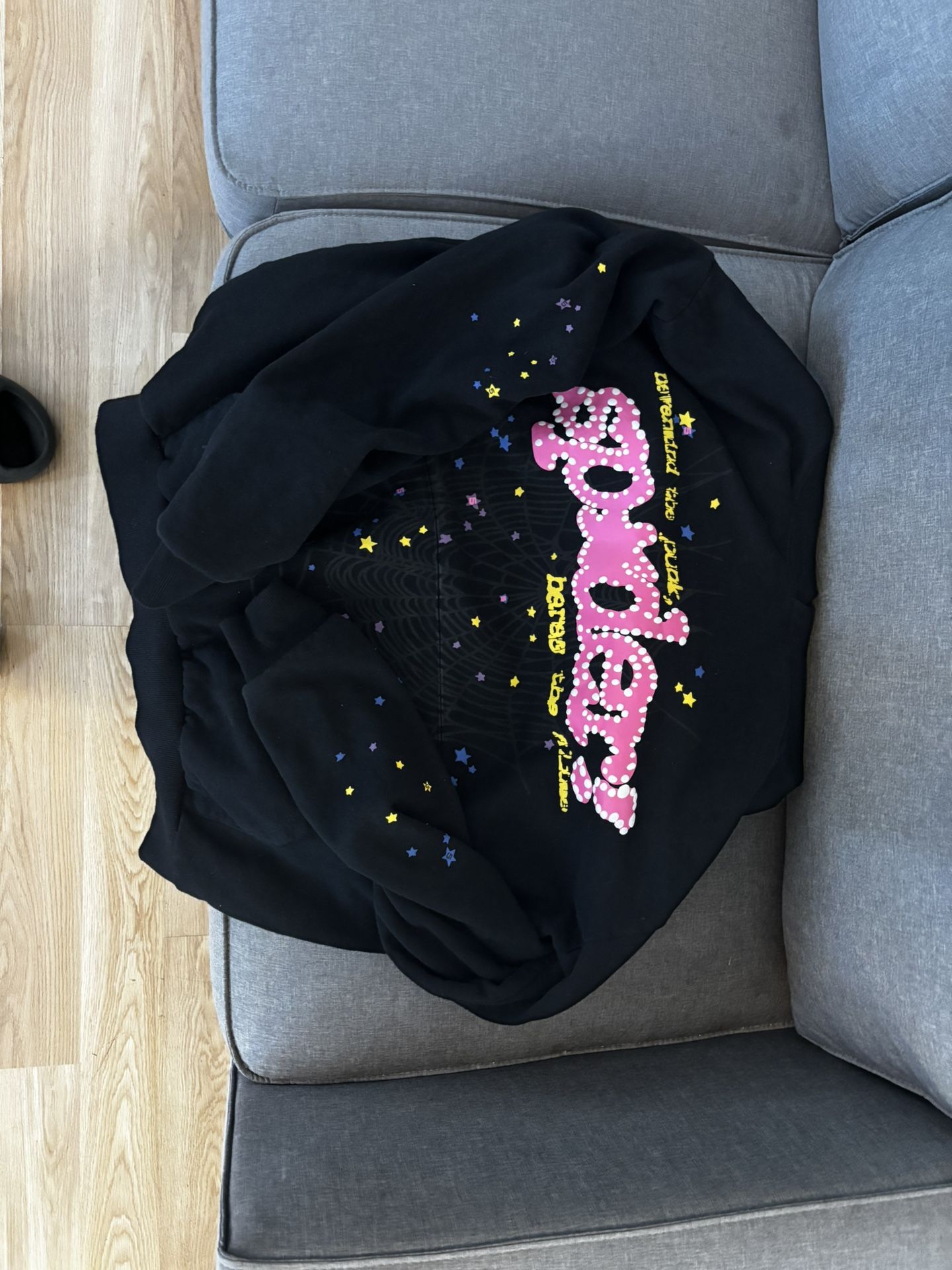 Pink Sp5der Hoodie V2