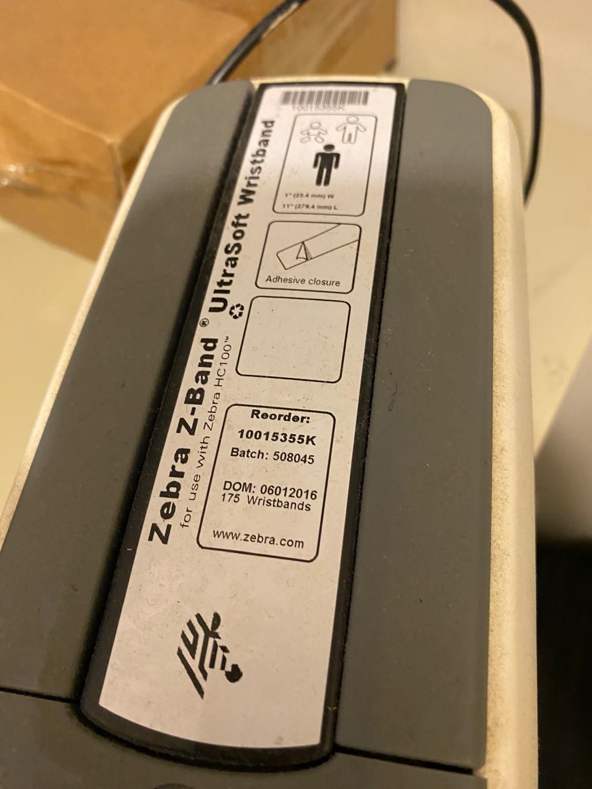 Printer Wristband With 2 Ribon 