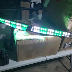 New Green/White Visor Lights For Security, Snow Plow