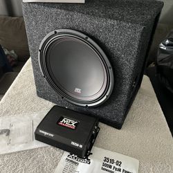 New 10” MTX Audio Subwoofer 🔊 Package 